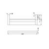 9 2B087CP新YSW4689单层浴巾架-pdf CELIA Matte Black Towel Rack