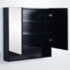 FMWSV750 1 CE MBSV600/750/900 Shaving Cabinet Matte Black 600/750/900mm