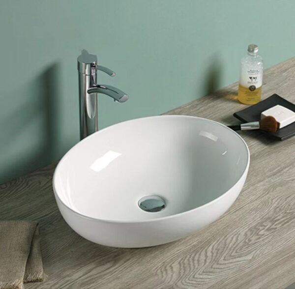 CE5239 Gloss White Ceramic Basin 520x390x130mm