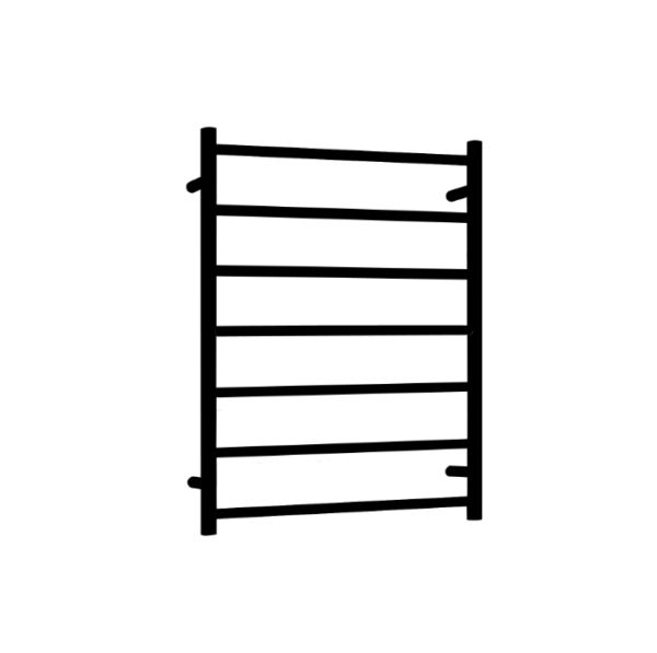 EC-TP8060BK Non Heated Towel Ladder Round Bar in Matt Black TP8060BK 630mm