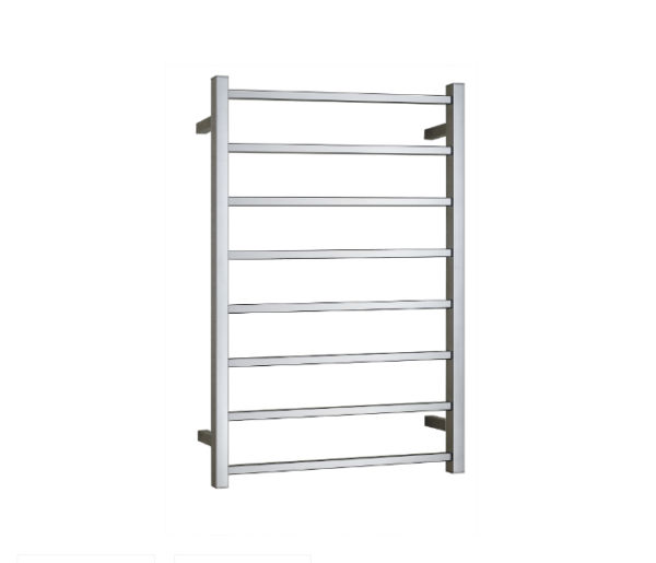 EC-TP9060H Chrome Heated Towel Ladder Square Bar (Hard Wire Connection) 620mm