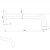 WT 2005 EC2005 Chrome Curved Spout