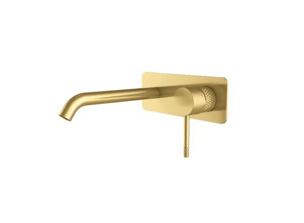 EC7507BB Brushed Brass Round Bath/ Basin Mixer Set