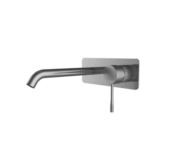 EC7507GM Gun Metal Round Bath/ Basin Mixer Set