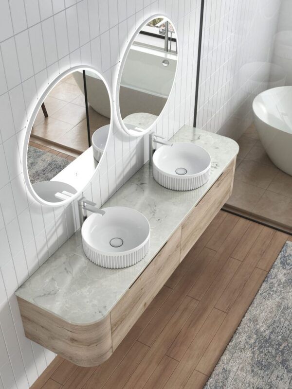 AU98MW Matt White Ceramic Basin 360x360x120mm