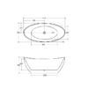 CEKBT-4 - Freestanding Bath 1500/1660mm