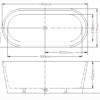 1 CEOBT - Freestanding Bath 1200mm