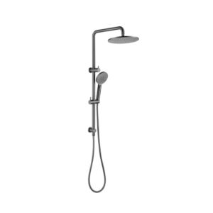 Gun Metal Shower Rail