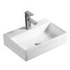 EC5136 Gloss White Ceramic Basin 510x360x120mm