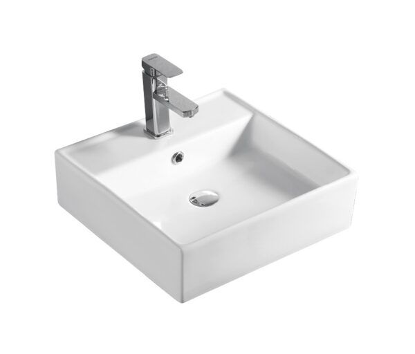 EC4032 Gloss White Ceramic Basin 460x460x150mm