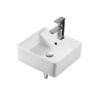 111 EC4014W Gloss White Ceramic Basin 400x400x150mm