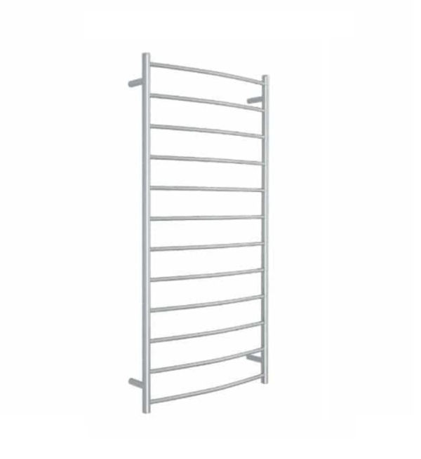 Thermogroup 240Volt Curved Chrome Heated Towel Rail Round CR69M 700mm