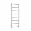 1112 Thermogroup 240Volt Straight Chrome Heated Towel Rail Round SR17M 400mm