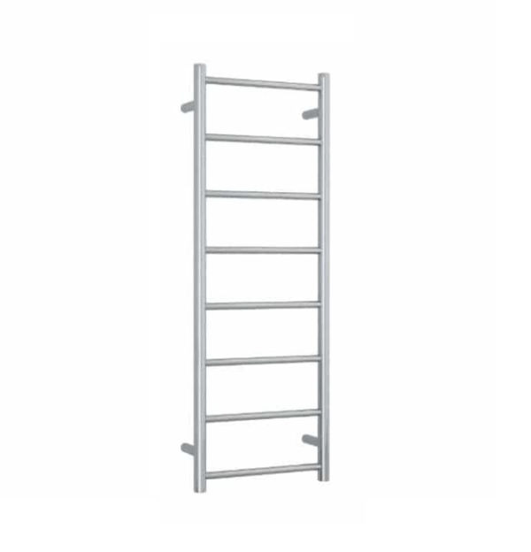 Thermogroup 240Volt Straight Chrome Heated Towel Rail Round SR17M 400mm
