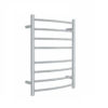 1112 Thermogroup 240Volt Curved Chrome Heated Towel Rail Round CR23M 530mm
