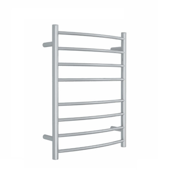 Thermogroup 240Volt Curved Chrome Heated Towel Rail Round CR23M 530mm