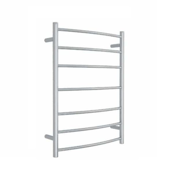 Thermogroup 240Volt Curved Chrome Heated Towel Rail Round CR44M 600mm
