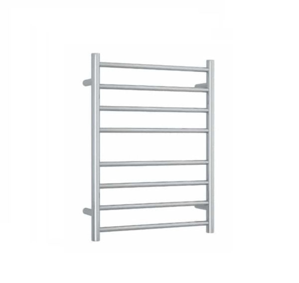 Thermogroup 240Volt Straight Chrome Heated Towel Rail Round SR23M 530mm