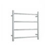 123456 Thermogroup 240Volt Straight Chrome Heated Towel Rail Round SR25M 550mm