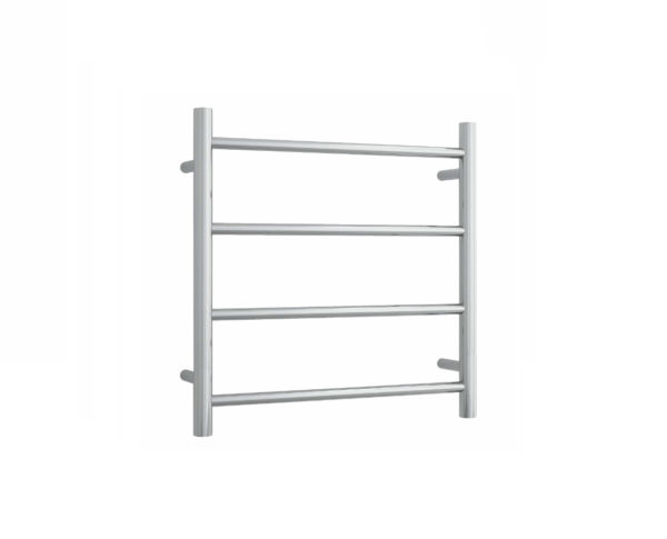 Thermogroup 240Volt Straight Chrome Heated Towel Rail Round SR25M 550mm
