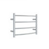 Thermogroup 240Volt Curved Chrome Heated Towel Rail Round CR40M 600mm