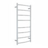Thermogroup 240Volt Curved Chrome Heated Towel Rail Round CR27M 530mm