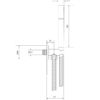 BV-R03SHRTGM Gun Metal Shower Rail