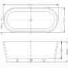234 CEOBT - Freestanding Bath 1200mm