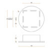 Thermogroup ASCR600 Shaving Cabinet 600mm
