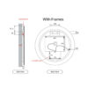 700 frame2 AU-LMWIN-700 Round LED Mirror 700mm