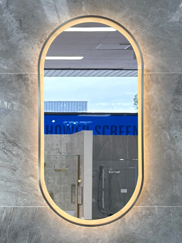 AU-LMBM-450 Oval LED Mirror 450x900mm