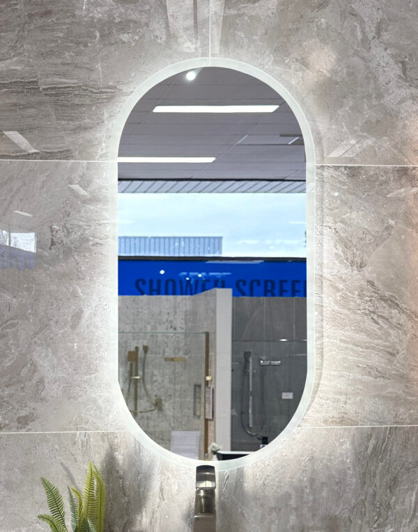 AU-LMBM-450 Oval LED Mirror 450x900mm