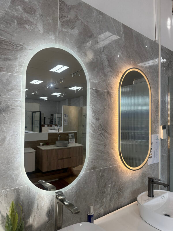 AU-LMBM-450 Oval LED Mirror 450x900mm