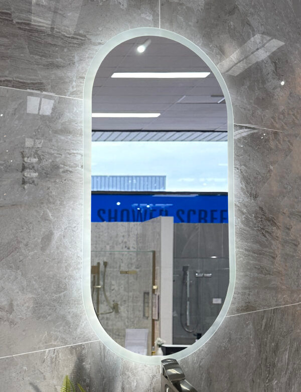 AU-LMBM-450 Oval LED Mirror 450x900mm