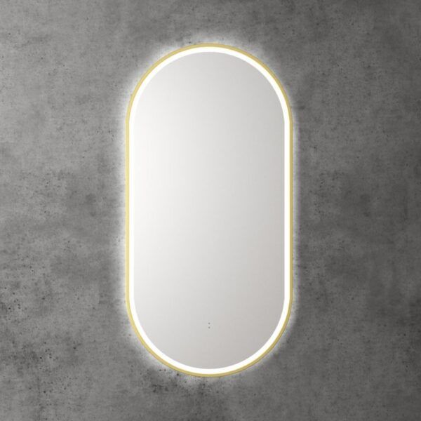 AU-LMBM-450 Oval LED Mirror 450x900mm