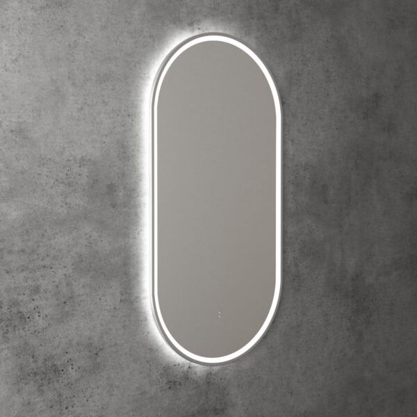 AU-LMBM-450 Oval LED Mirror 450x900mm