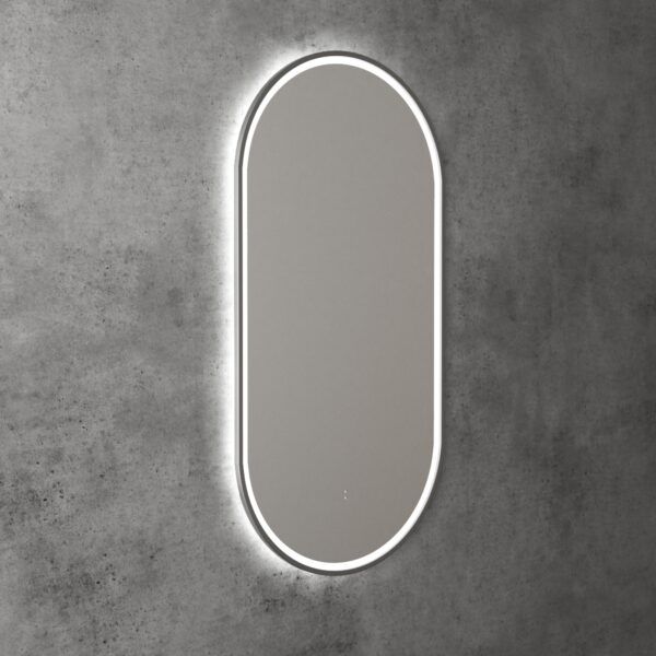 AU-LMBM-450 Oval LED Mirror 450x900mm