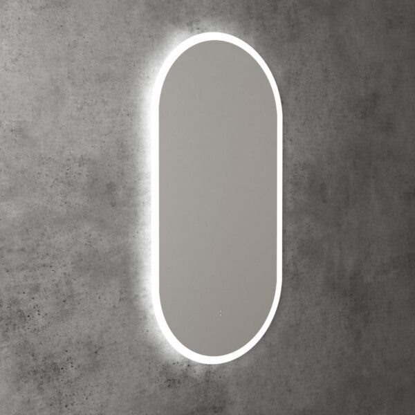 AU-LMBM-450 Oval LED Mirror 450x900mm
