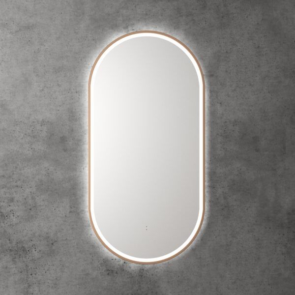 AU-LMBM-450 Oval LED Mirror 450x900mm