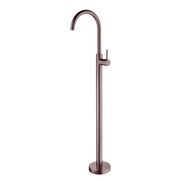 NRO210903A01BZ Brushed Bronze Freestanding Bath Mixer