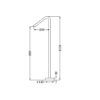 NR221903AGR 2 NRO221903AGR MECCA Graphite Freestanding Bath Spout