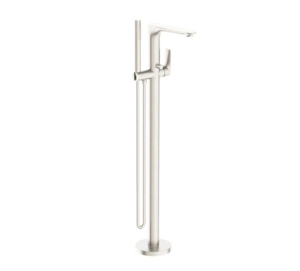 NRO321503ABN Brushed Nickel Freestanding Bath Mixer