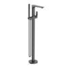 NRO321503AGM Gun Metal Grey Freestanding Bath Mixer