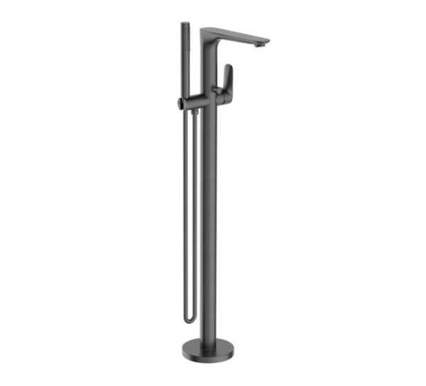 NRO321503AGM Gun Metal Grey Freestanding Bath Mixer