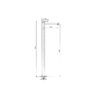 TFM-127 2 ASL-127 Chrome Square Floor Mixer
