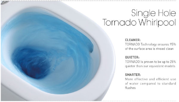 EC VIVO Tornado Flush Toilet Suite