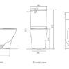 TOILET VIVO 3 EC VIVO Tornado Flush Toilet Suite