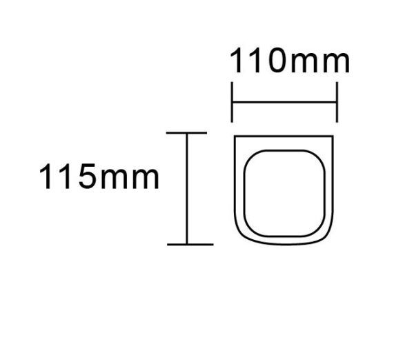 EXON Chrome Soap Dish