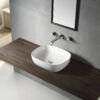 WB 2142 2 EC2142 Gloss White Ceramic Basin 490x395x150mm