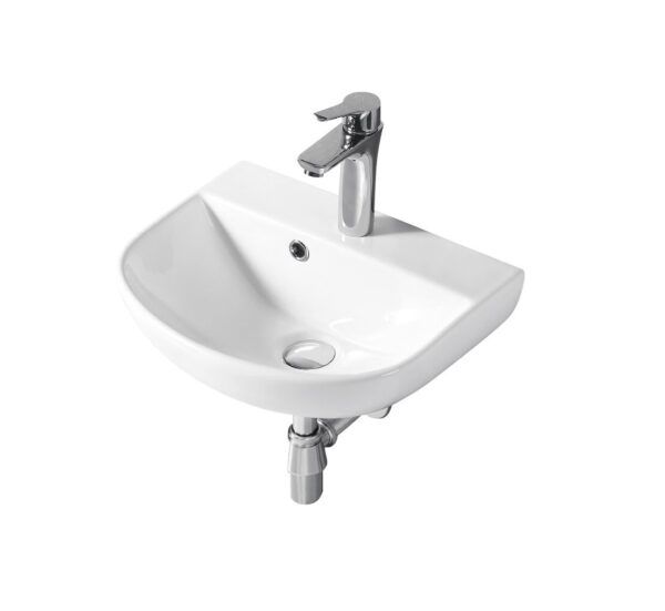 EC3062W Gloss White Ceramic Basin 430x360x180mm